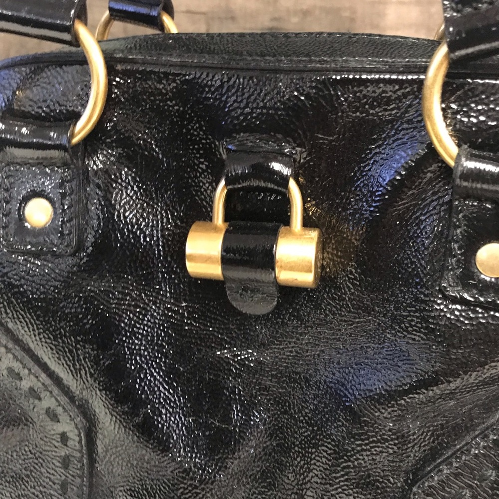 Black patent leather Yves Saint LaurentYSL Handbag - Picture 6 of 8